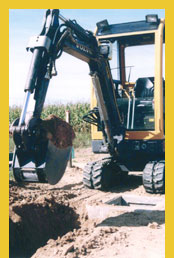 Equipements par mini-pelles